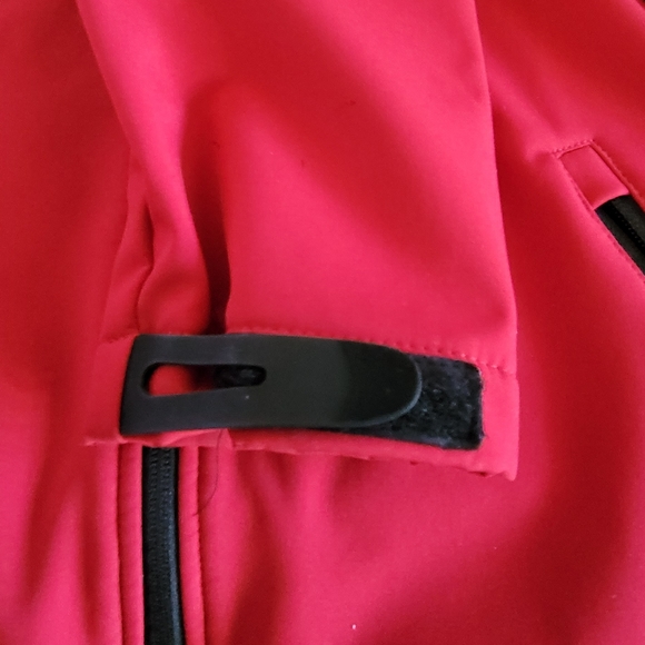 Scandinavian Explorer Red Hoodie Jacket, Medium Size - Picture 5 of 7